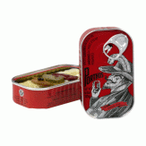 PR101-Sardinas en Aceite de Oliva 3/5 Condimento Picante 125g PORTHOS