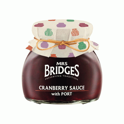 Foto de BR8730-Cranberry Sauce with Port 250 gr. Mrs Bridges 