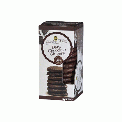 Foto de G0120-Galletas de chocolate negro y jengibre 150 gr. Grandma Wilds 150 gr.